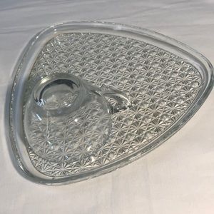 Vintage Glass plate and Tea cup